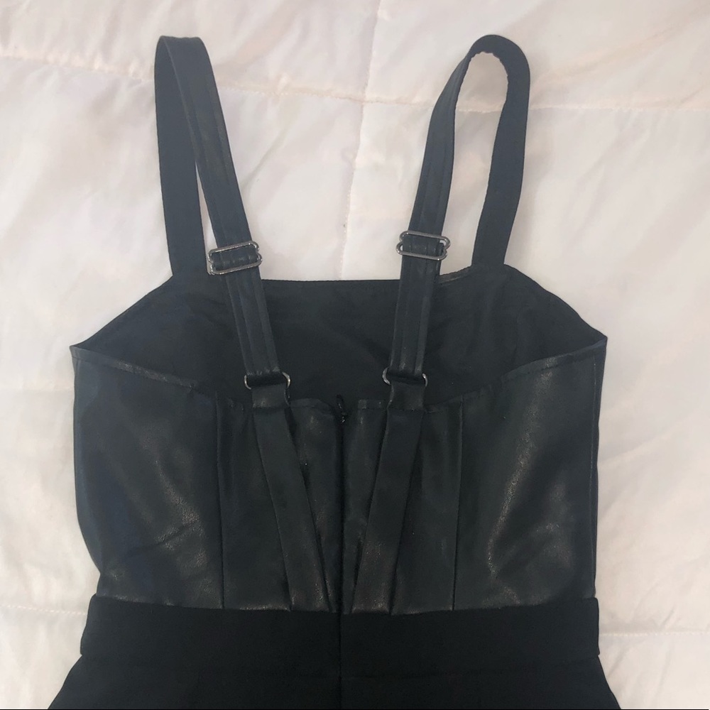 NWT JoJo FLETCH Leather Jumpsuit - Picture 5 of 6